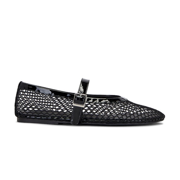 Tony Bianco Mia Black Mesh Flats Size 8 - Picture 6 of 7